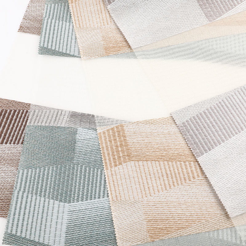 YX010 دفتر Blackout ژاکارد گلدوزی گورخر پارچه کور